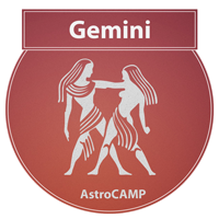 Image of Gemini zodiac sign etc