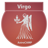 Image of Virgo zodiac sign etc
