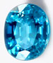 Blue Zircon gemstone