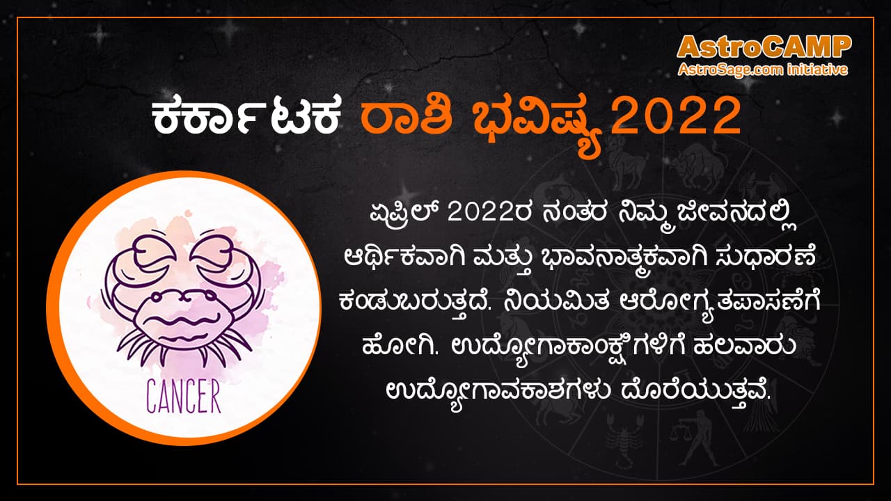 Cancer Horoscope 2022 In Kannada