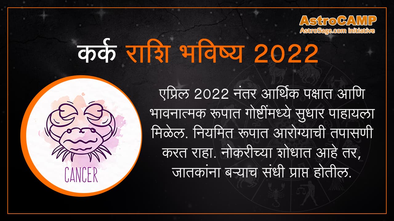 Marathi Kark Rashifal 2022
