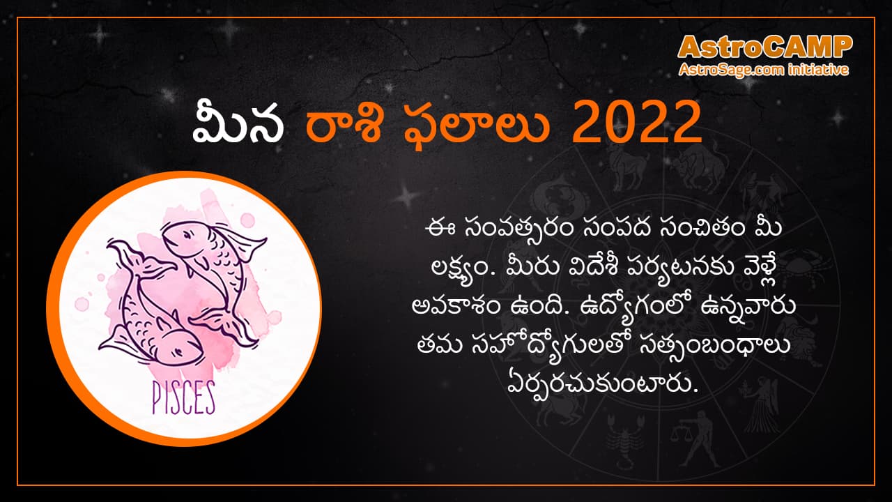 Pisces Horoscope 2022 In Telugu