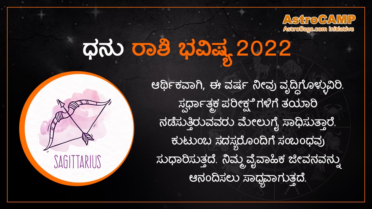 Sagittarius Horoscope 2022 In Kannada
