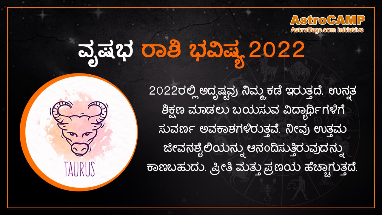 Taurus Horoscope 2022 In Kannada