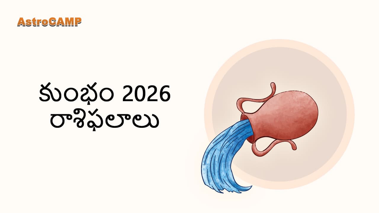 Aquarius Horoscope 2026 - AstroCAMP in Telugu
